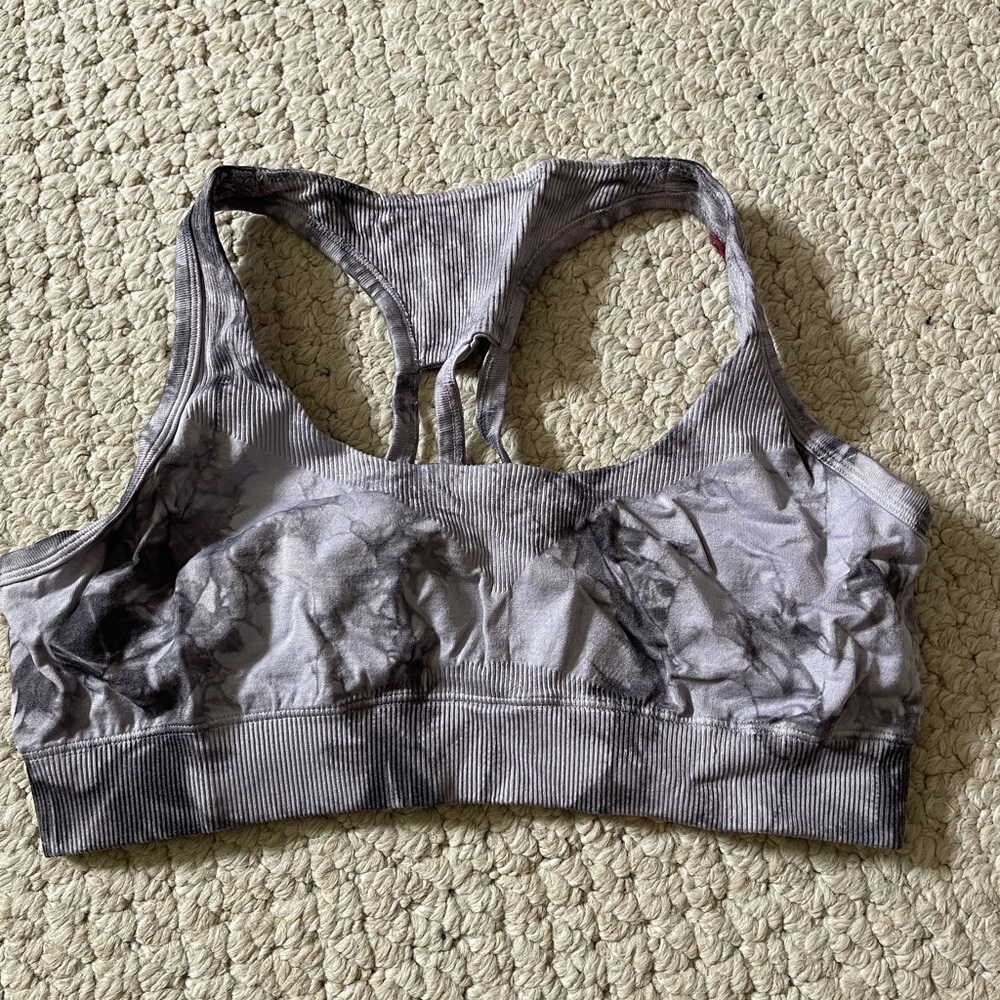 Purple Tye Dye Sports Bra